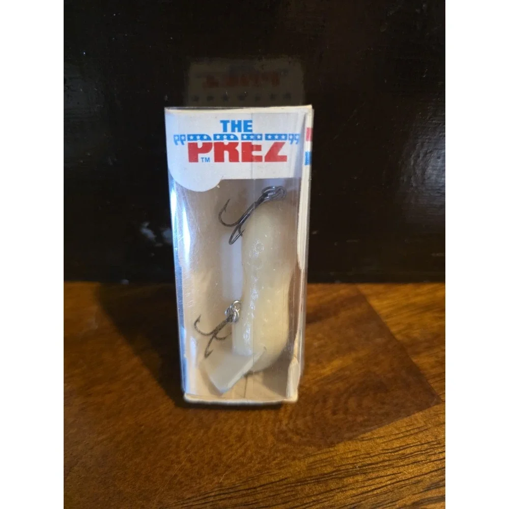 Vintage Cotton Cordell Fishing Lure. The Prez Jimmy Carter Peanut Lure With Box